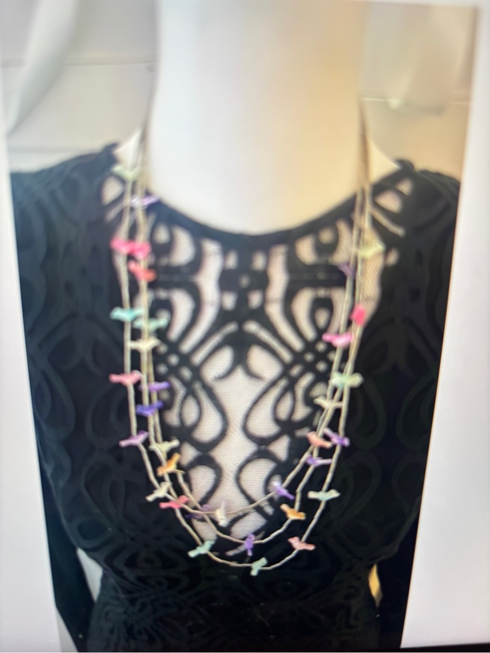 Layered Multi-Color Heishi Necklace for Women